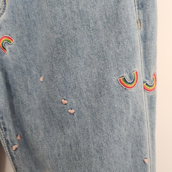 GAP Rainbow Bright Girls Jeans - Size (10) - Picture 9 of 9